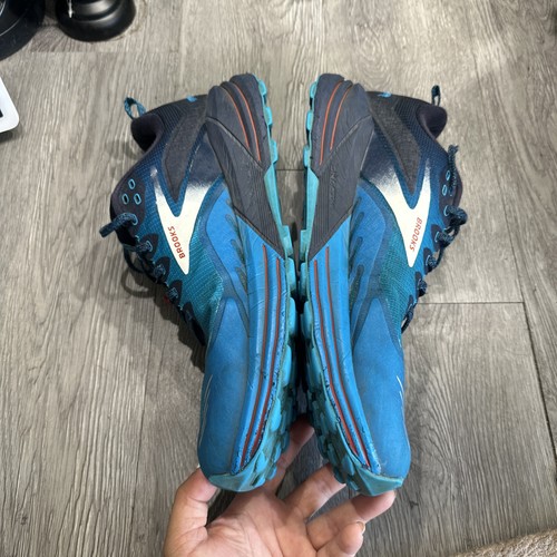 Zapatos Brooks Cascadia 16 Para Hombre Talla 13 D Azul Marino Con Cordones Punta Redonda Parte Superior Baja Tenis - Imagen 8 de 11