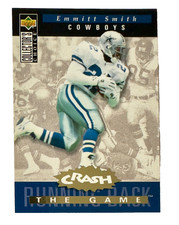 Emmitt Smith 1994 Collector's Choice Crash the Game Gold Redemption, Cowboys MT