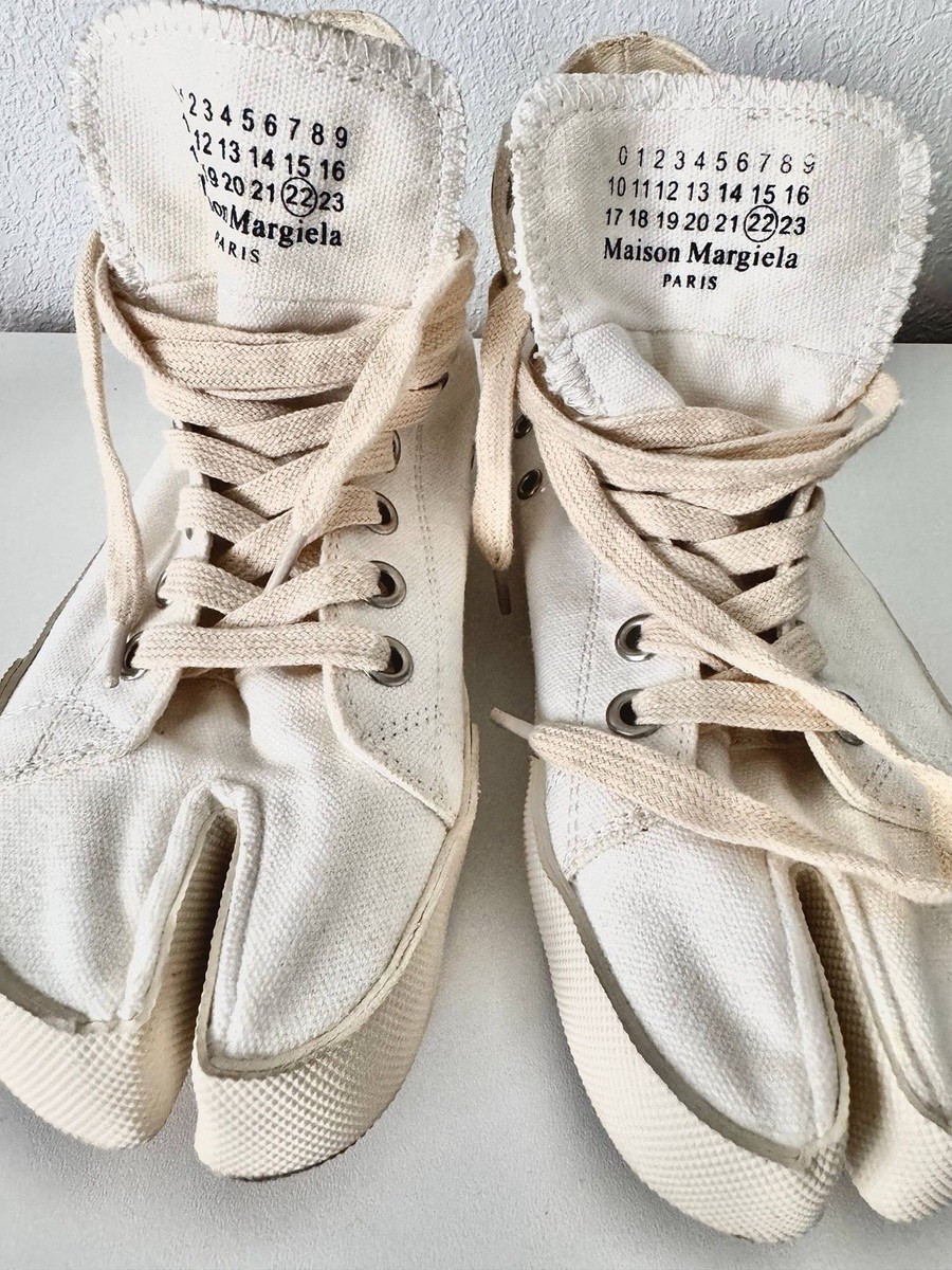 Size 8 - Maison Margiela Tabi High White for sale online | eBay