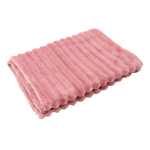 270g Large Stripes Blanket Flannel Plush Soft Warm Blanket Sofa Bed Sleeping NEW - Picture 25 of 30