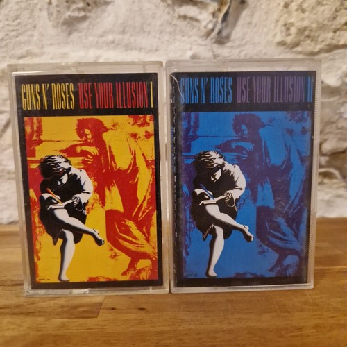 GUNS N' ROSES - LOT OF 4 AUDIO CASSETTES TAPE SPAGHETTI INCIDENT USE YOUR ILLUSION - Picture 5 of 7