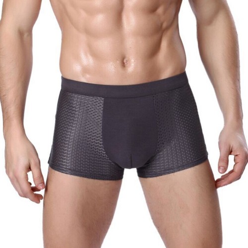 Nuevo Pack 4 Bambú Hombre Ropa Interior Verano Calzoncillos Boxer de Seda Helada Calzoncillos - Imagen 12 de 18