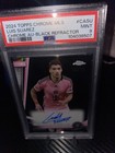 Luis Suarez 6/10 Black Auto Refractor PSA 9 Topps Chrome MLS. Inter Miami.