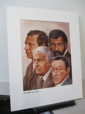 TV GUIDE Cover Portrait 1983 60 MINUTES Mike Wallace Ed Bradley Wallace Safer