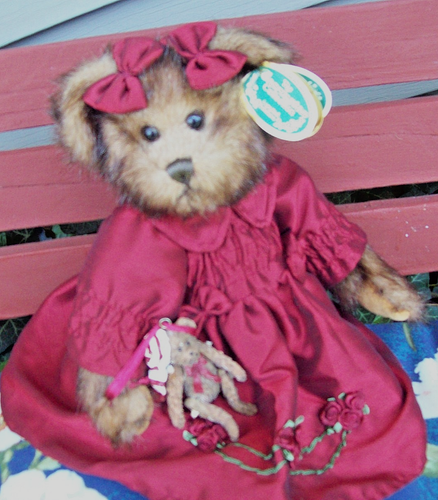 GRETA GARLAND Bearington Bear 14" New 2003 #1348 tags Rare 1st In Holiday Series - Bild 5 von 11