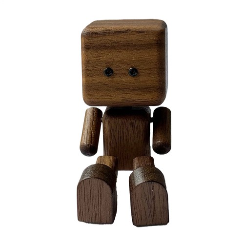 New! Shaking Wooden Man Figure Decoration Desktop&Car-Cute!% - Bild 14 von 16