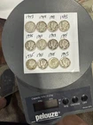 Mercury  Dimes Various Dates 1935-1945 US Silver Lot Of 12