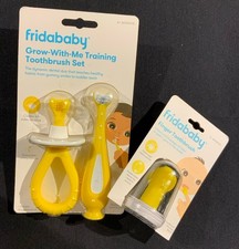 fridababy Finger  Grow With Me Training Toothbrush Set 3  6 months 6080B