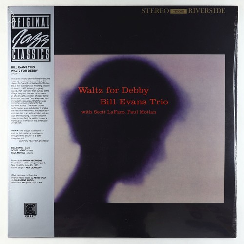 Bill Evans Trio - Waltz For Debby LP - Riverside/Craft 180g Reissue SEALED