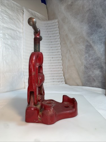 Ridgid C-352 No 21 Vtg Bench Vise Yoke Ridge Tool Co Elyria Ohio USA Red Nice - Picture 12 of 24