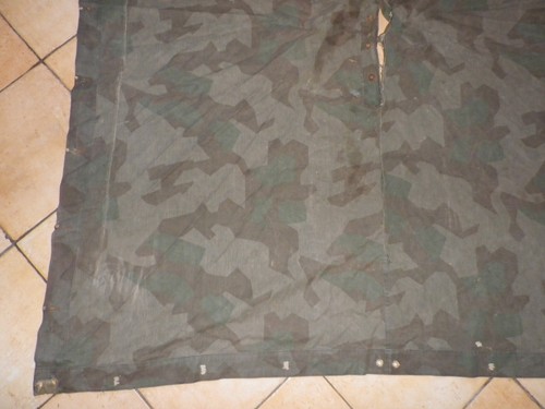 Tarnponcho Französische Armee Indochinakrieg - Einzelausrüstung Soldat - Bild 3 von 13