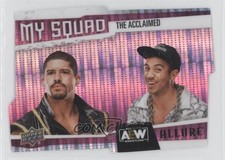 2022 Allure AEW My Squad Pink 90/100 Max Caster Anthony Bowens The Acclaimed m9z