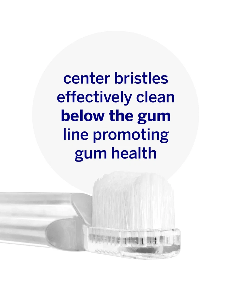 Escova de dentes clareadora com cerdas macias 45° e cabo ergonômico para todas as idades - Imagem 4 de 4