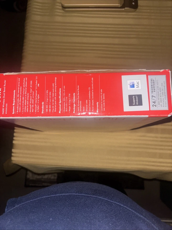 Netgear N600 Wireless Dual Band Router WNDR3400 Sealed New - Image 2 of 4