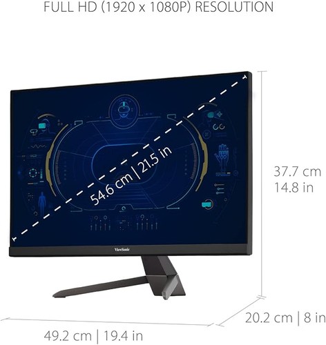 ViewSonic VX2267-MHD 22 Inch 1080p Gaming Monitor - Picture 4 of 6