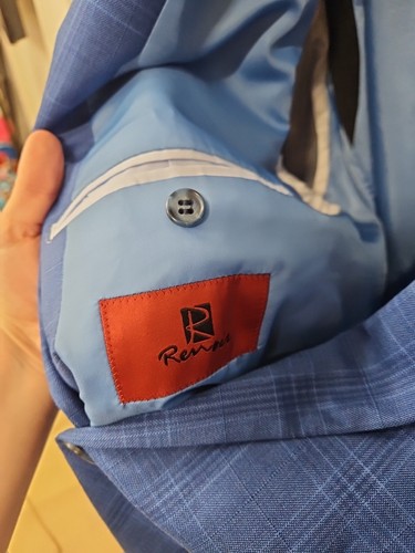 Tuta uomo RENOIR inglese a quadri con finestra slim fit R 50/44 nuova con etichetta - Foto 3 di 10