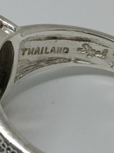 Sterling Silber 925 CA Rauchquarz Ring Größe 9 - Bild 5 von 6