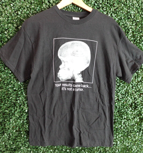 It’s Not A Tumor X-Ray Skull Poop Brain Funny Humor T-Shirt Y2K Vintage Adult L - Picture 1 of 6