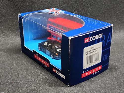 Corgi Diecast The London Scene Route Master Bus with Taxi - Picture 2 of 5