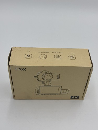 Veement T70X 4K Dual Dash Cam Front and Rear Interior DashCam Camera with GPS - Picture 13 of 16