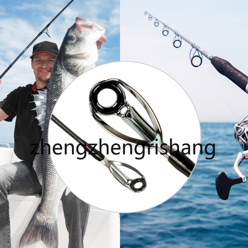 Kit de construcción de reparación de punta de caña de pescar de fundición de 10-40 piezas anillo de cerámica para agua salada - Imagen 12 de 26