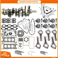 Engine Overhaul Rebuild Kit w/ Crankshaft Rods Bearings For Jaguar AJ126 3.0L V6