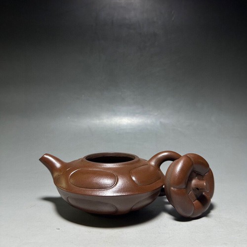 Chinese Yixing Zisha Clay Handmade Exquisite Diamond Pattern Teapots 11712 - Afbeelding 3 van 9