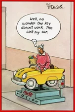 Aint My Car Eric Decetis Funny / Humorous Feminine Birthday Card for Her