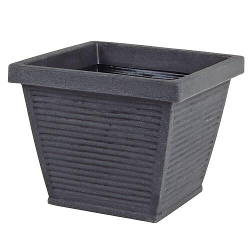 Blumenkübel Perugia 50x50cm Anthrazit Pflanzkübel Blumentopf Pflanztopf - Bild 1 von 1