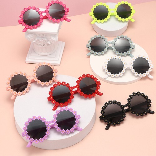 Niños Niñas Bebé Niños Floral Dulces Redondos Gafas de Sol Para ( - Imagen 3 de 21