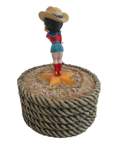 Vintage 1997 Vandor Betty Boop Cowgirl Schmuckschatulle (2) - Bild 3 von 7