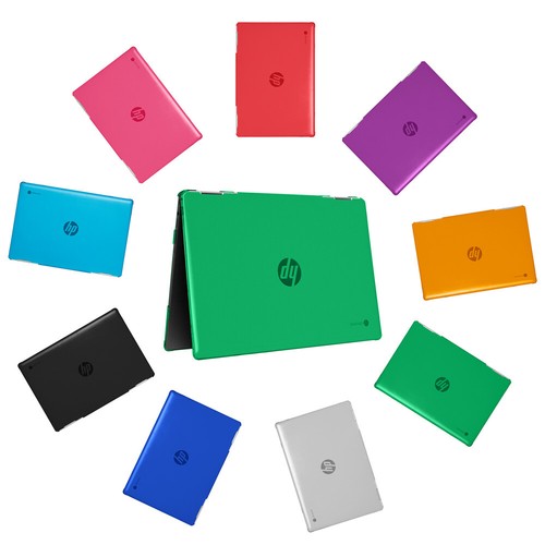 NEW CLEAR mCover® HARD CASE for 14" HP Chromebook X360 14c-caxxxx series Laptop - Picture 5 of 12
