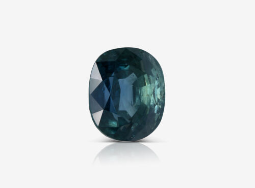 24.75 Carat Natural Blue Sapphire Cushion, GRS Certified Genuine Jewelry For Her