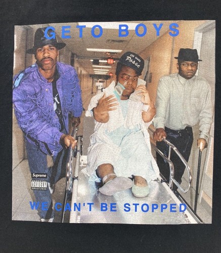 Supreme Geto Boys Black Size L SS18 T-Shirt Rap-A-Lot Records - Picture 3 of 12
