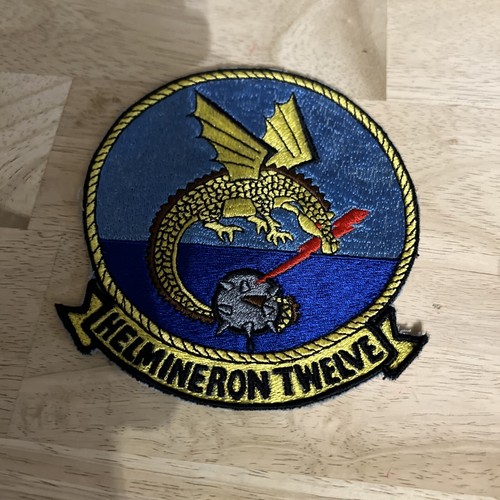 Navy HELMINERON TWELVE Squadron Patch - Foto 2 di 8