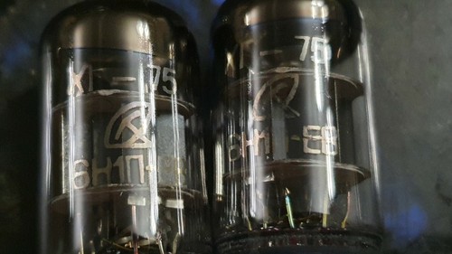 2pcs X 6N1P-EV  OTK VALVE TUBE NOS 1975r = ECC88 6DJ8 7308 RARE USSR - Picture 4 of 4
