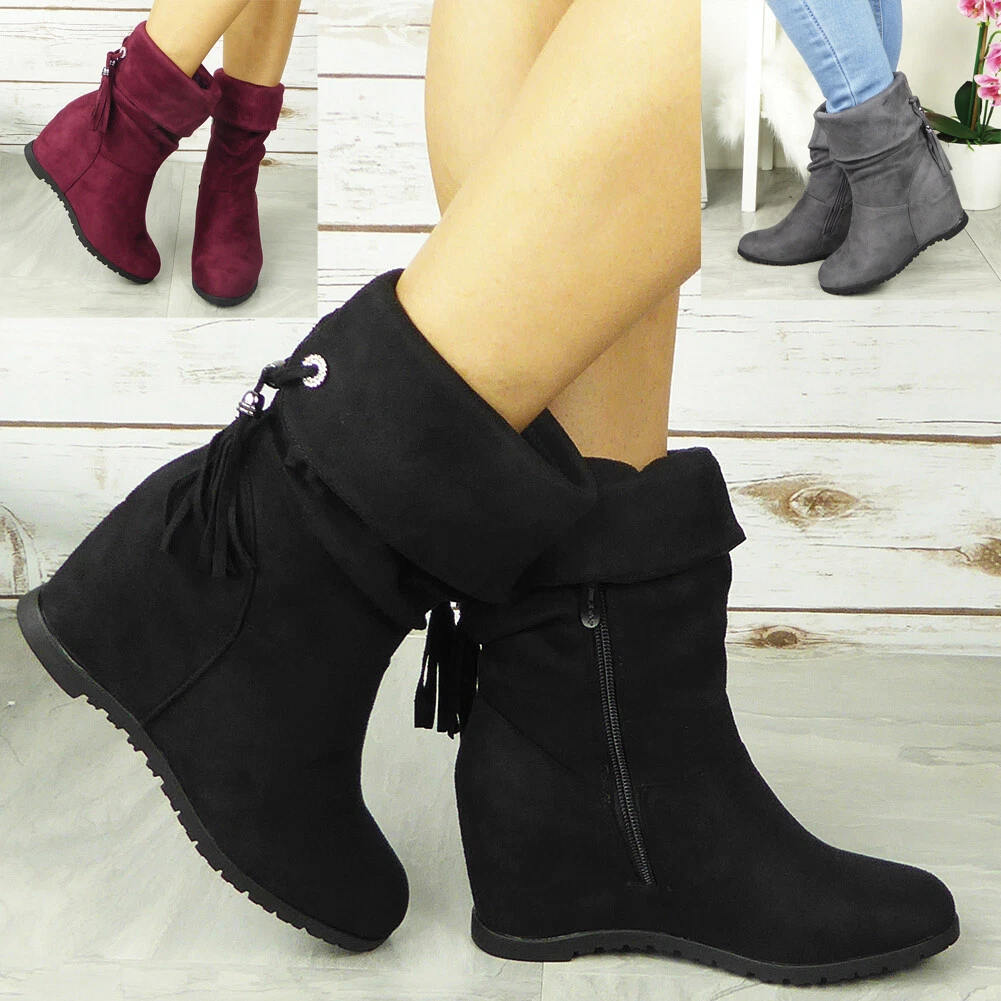 Hidden wedge winter clearance boots