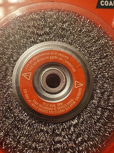 Black & Decker # 70-612 5" Coarse Wire Wheel 1/2" Arbor NEW - Picture 4 of 9