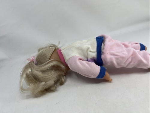 Simba EVI LOVE 11.5" Doll Disney Mickey & Minnie Sweatsuit Blonde Hair Blue Eyes - Picture 6 of 10