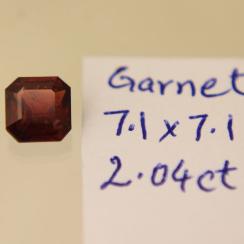 Natural Red Almandine Garnet Gemstone Loose Faceted Big Sizes Afghanistan - Picture 10 of 76