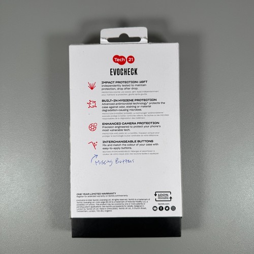 Tech 21 Case for Moto Edge 5G UW 2021 Verizon Compatible | Blue EvoCheck | USED - Picture 17 of 17