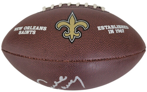 Archie Manning Firmado New Orleans Saints Logo Prueba de Fútbol Certificado de Autenticidad Autografiado - Imagen 3 de 4