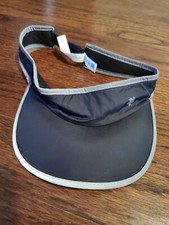 Black Lightweight Reflective High Visibility Running Visor Adjustable Hat 820