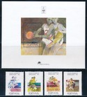 Portugal - 1992 Barcelona Olympic Games MNH Sports Stamps Set Basketball