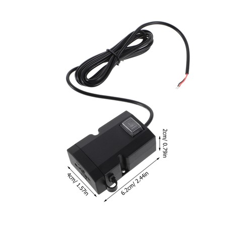Handyladegerät USB -Telefonladegerät Für Motorrad Motorradlenker - 第 4/12 張圖片