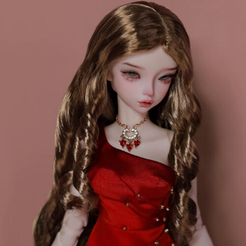 1/4 Harz BJD SD Kugelgelenk Puppe Mädchen rot Kleid Geschenk Komplettset handgefertigtes Spielzeug - Bild 2 von 7