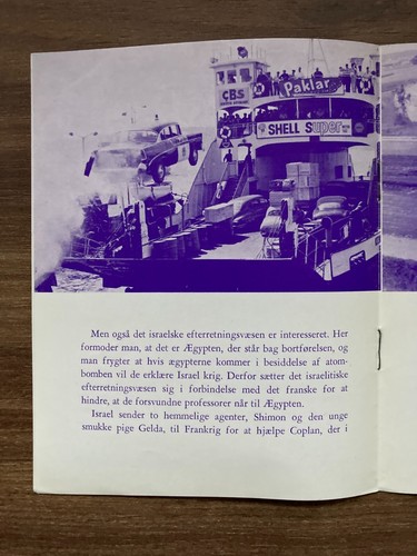 Coplan FX 18 casse tout Richard Stapley, Robert Manuel 1965 Danish Movie Program - Picture 4 of 8