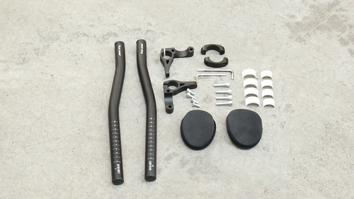 Rest Bicycle Handlebar Clip on Aero Bars Road Bike Extension Triathlon Aerobars - Video 1 of 1