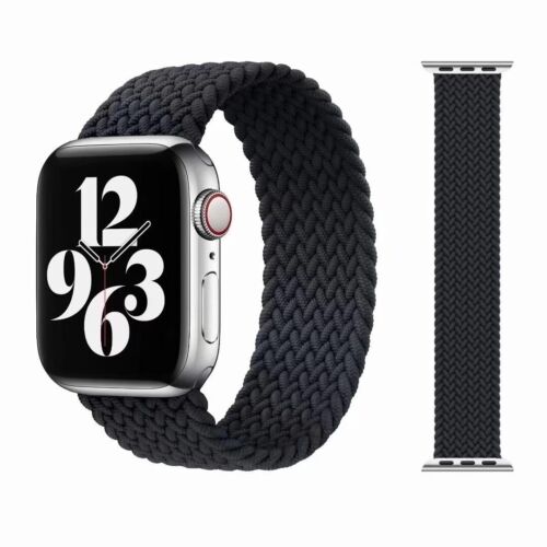 Cinturino Intrecciato per Apple Watch Series 9, 8, 7, 6, 5, 4, 3, 2, 1, SE - Foto 5 di 18