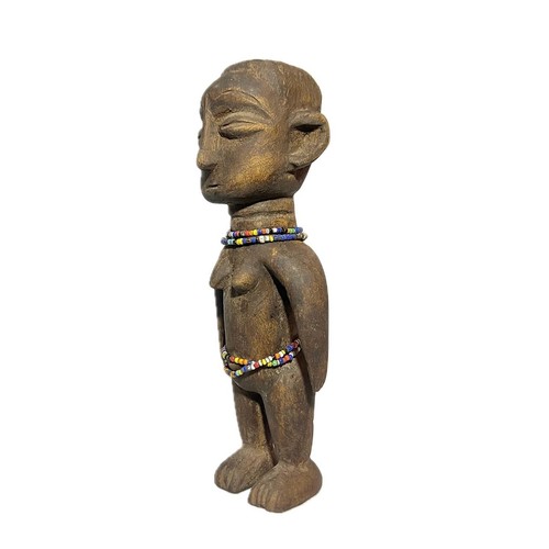 Figura africana Yoruba Ere Ibeji tallada a mano tribal arte gemelo cuentas Nigeria-600 - Imagen 20 de 24